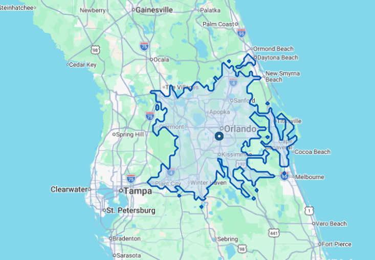 Orlando Map Image
